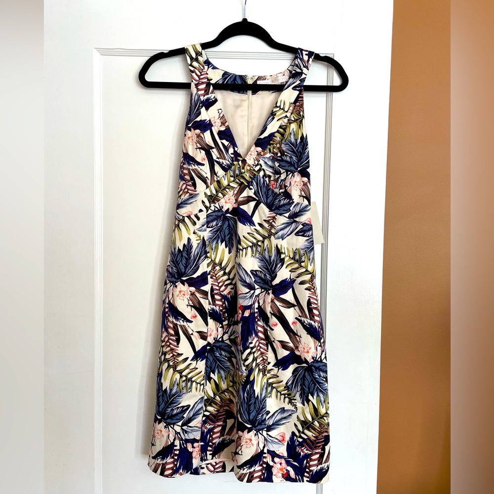 Boston Proper Tropic Topiary Dress